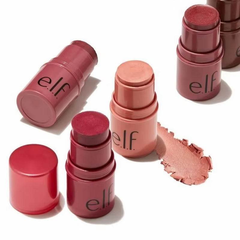 Elf 3-In-1 Multi-Purpose Makeup Stick 4.4G Blusher Stick Eyeshadow Cream Lipstick Long-Lasting Lip & Cheeks Makeup Cosmetics